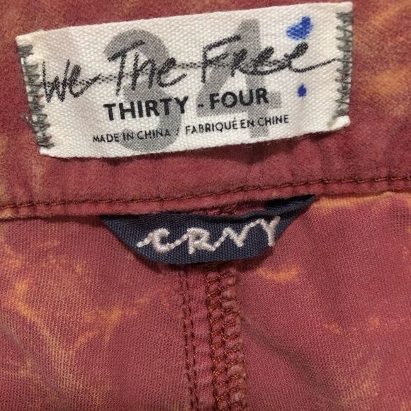 NWOT We the Free  Curvy pants  size 34 - Picture 8 of 8